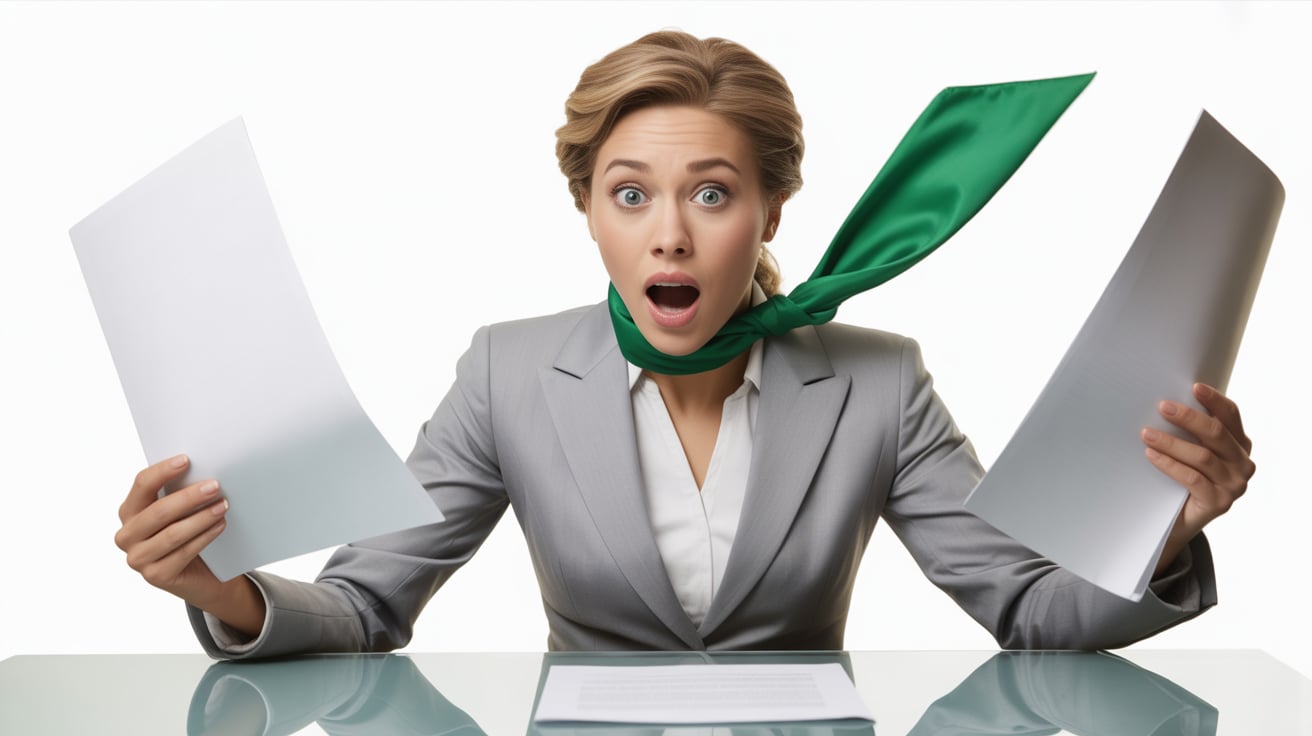 Person stressed and confused with vat returns.
