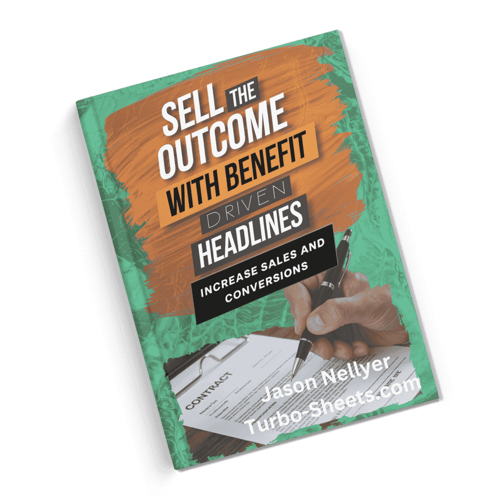 Sell The Outcome With Benefit Driven Headlines - Left Tilt 1000x1000